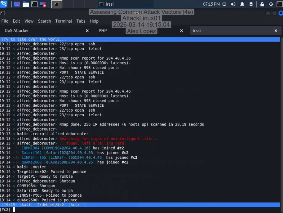 DDoS Botnet Recruited